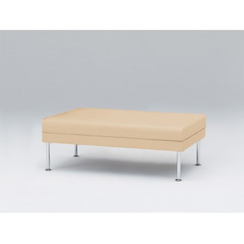 注文コード:82163280 ロビーチェアUK 2連 背なし 張地DL<配送時組立サービス付> イトーキ