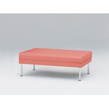 注文コード:82163298 ロビーチェアUK 2連 背なし 張地DL<配送時組立サービス付> イトーキ