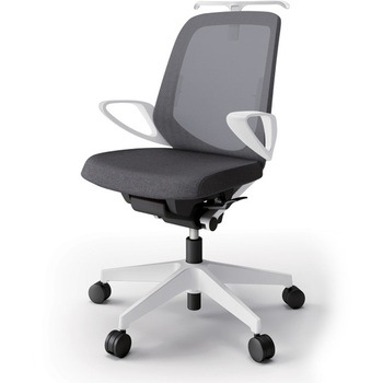 注文コード:82266575 ノートチェア ローバック 固定肘 ハンガー ランバーサポート付 メッシュJE ナイロンキャスター<配送時組立サービス付> イトーキ