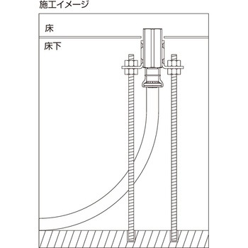 注文コード:82269681 樹脂管(ポリブテン管・架橋ポリエチレン管)用継手 Jワンクイック2 座付めねじ付ソケット(床立上) - 日本継手(旧:JFE継手)