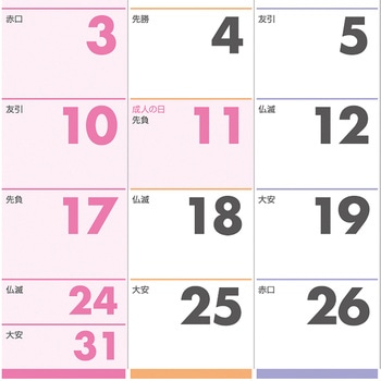 注文コード:82301558 【名入れ】パステルカラースケジュール(年表付・スリーマンス) - レスタス