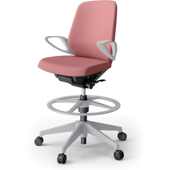 注文コード:82341116 ノートチェア ハイポジションタイプ ローバック 固定肘 ビニールレザーDL 樹脂脚<配送時組立サービス付> イトーキ