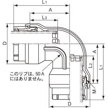注文コード:82356639 PLSM継手 防食メカニカル継手 エルボ - 日本継手(旧:JFE継手)