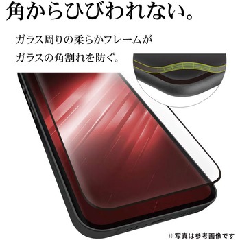 注文コード:82362248 iP17e/16e/14/13/13Pro ソフトフレームガラス - ラスタバナナ