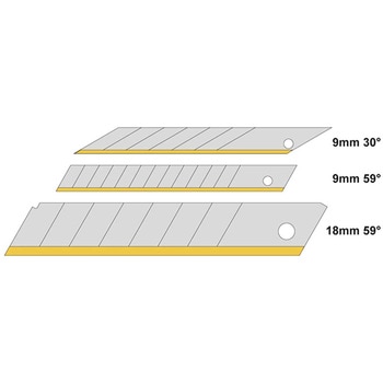 注文コード:82383458 替刃 チタンブレード 9mm 30° 10枚入 YT11TB930 - YELLOTOOLS