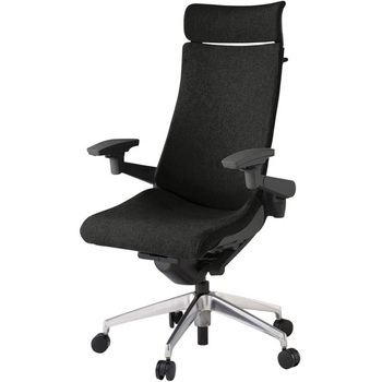 注文コード:82393528 アクトチェア エクストラハイバック 可動肘 ハンガー ランバーサポートなし アルミミラー脚 クロスSA ウレタンキャスター<配送時組立サービス付> イトーキ