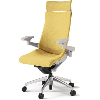 注文コード:82394718 アクトチェア エクストラハイバック 可動肘 ランバーサポート付 アルミミラー脚 クロスSA ウレタンキャスター<配送時組立サービス付> イトーキ