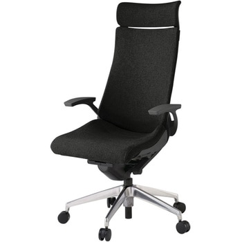 注文コード:82394964 アクトチェア エクストラハイバック 固定肘 ランバーサポート付 アルミミラー脚 クロスSA ナイロンキャスター<配送時組立サービス付> イトーキ