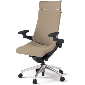 注文コード:82440629 アクトチェア エクストラハイバック 可動肘 ハンガー ランバーサポート付 アルミミラー脚 クロスPS ナイロンキャスター<配送時組立サービス付> イトーキ