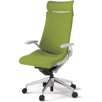 注文コード:82441898 アクトチェア エクストラハイバック 固定肘 ハンガー ランバーサポート付 アルミミラー脚 クロスPS ナイロンキャスター<配送時組立サービス付> イトーキ