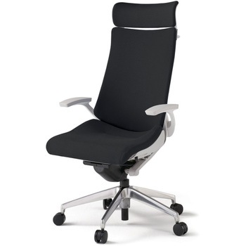 注文コード:82441907 アクトチェア エクストラハイバック 固定肘 ハンガー ランバーサポート付 アルミミラー脚 クロスPS ナイロンキャスター<配送時組立サービス付> イトーキ