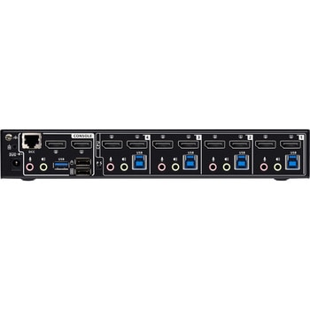 注文コード:82469540 4ポート USB DisplayPort デュアルディスプレイ KVMP(TM)スイッチ(8K対応、2ポートUSB 3.2 Gen 1ハブ搭載) - ATEN