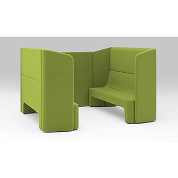 注文コード:82503900 カコミ ハイバックソファ サイドパネルバックパネル付<配送時組立サービス付> イトーキ