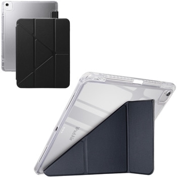 注文コード:82510998 iPad Air 13インチ (M4/M3/M2) ケース マグネット式フラップ Apple Pencil収納 軽量 薄型 背面クリア - エレコム