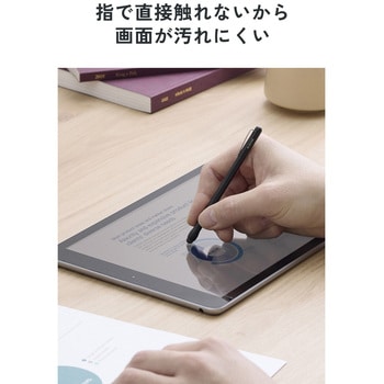 注文コード:82511366 タッチペン 2本入り スマホ/タブレット対応 スタイラスペン シリコンペン先 極細・軽量 スリム クリップ付 - エレコム