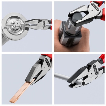 注文コード:82550241 強力型ペンチ グリップ:ソフトプラスチックコーティング - KNIPEX(クニペックス)
