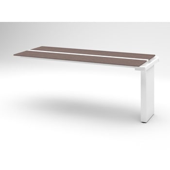 注文コード:82555088 ハイライン ベンチテーブル 天板カラーT 両面タイプ 連増セット W2400×D1000<配送時組立サービス付> イトーキ