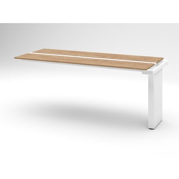 注文コード:82555106 ハイライン ベンチテーブル 天板カラーT 両面タイプ 連増セット W2400×D1000<配送時組立サービス付> イトーキ