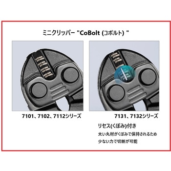 注文コード:82555168 ミニクリッパー プラスチックハンドル(SB店頭展示パッケージ仕様) - KNIPEX(クニペックス)