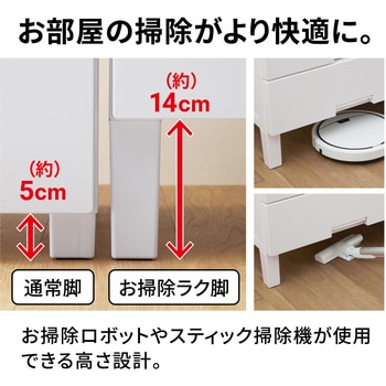 注文コード:82603170 フィッツチェスト7504 + お掃除ラク脚 セット - TENMA(天馬)