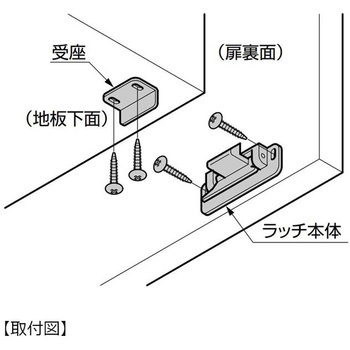注文コード:82615840 (140047143)LL-66BLレバーラッチ - LAMP(スガツネ工業)