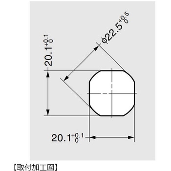 注文コード:82619979 クオーターターン100-90型 - LAMP(スガツネ工業)