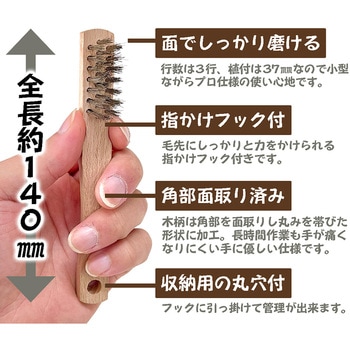 注文コード:82631371 BEST ちょこっとブラシ ステンレス - ベストツール