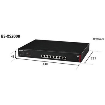 注文コード:82713210 法人向け レイヤー2 10Giga スマートスイッチ - BUFFALO(バッファロー)