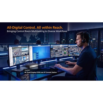 注文コード:82713395 KVM over IP コンソールステーション(4Kクアッドディスプレイ対応) - ATEN