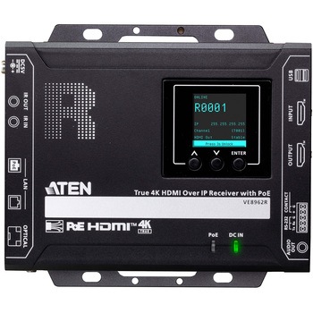 注文コード:82713420 HDMI over IP レシーバー(4K60p&PoE対応) - ATEN