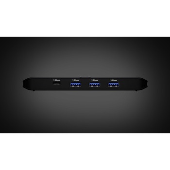 注文コード:82713490 PC3台用 USB3.2 Gen1切替器(5Gbps、4デバイス接続/TypeA共用ケーブル2本同梱) - ATEN