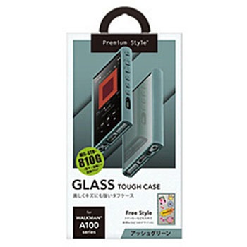 WALKMAN NW-A100用 フリップカバー Premium Style アッシュグリーン PG-WA100GT3GR PGA