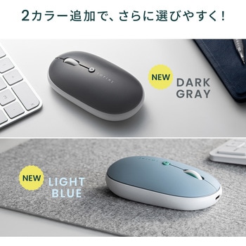 注文コード:82733327,82734027 ブルーLEDマウス Bluetooth 5.0 充電式 - サンワダイレクト