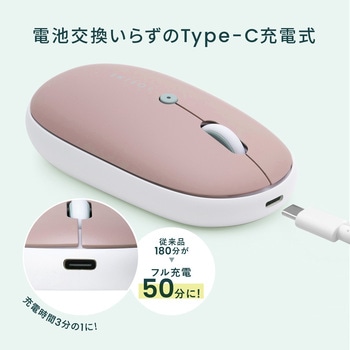 注文コード:82733327,82734027 ブルーLEDマウス Bluetooth 5.0 充電式 - サンワダイレクト