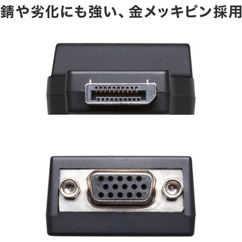 注文コード:82734210 変換アダプタ DisplayPort-VGA - サンワサプライ