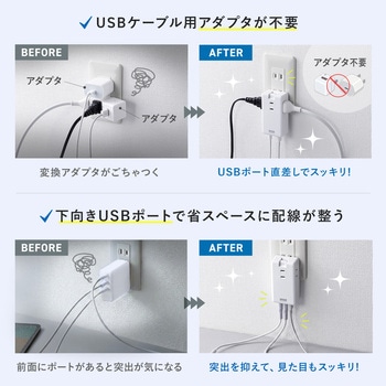 注文コード:82734325 電源タップ モバイル PD33W対応 - サンワサプライ