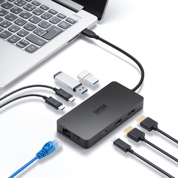注文コード:82734709 ドッキングステーション USB TypeC 3画面出力対応 - サンワサプライ