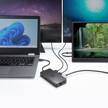注文コード:82734709 ドッキングステーション USB TypeC 3画面出力対応 - サンワサプライ