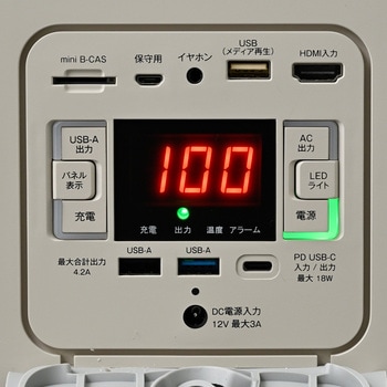 注文コード:82765177 QRIOM パワーステーション テレビラジオ搭載 - YAMAZEN(山善)