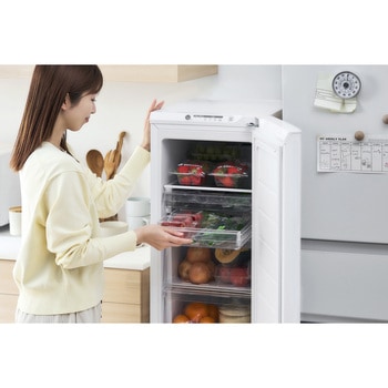 注文コード:82772956 スリム冷凍庫 120L 冷凍冷蔵切替 霜取り不要 - アイリスオーヤマ