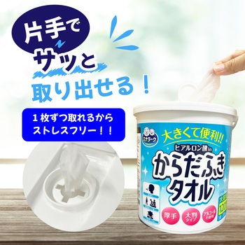 注文コード:82787261 ミナラーク ヒアルロン酸inからだふきタオル 各種 - 第一衛材