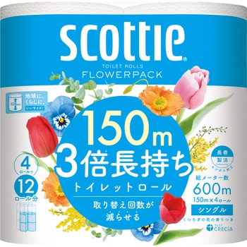 注文コード:82807229 スコッティ フラワーパック 3倍長持ち - 日本製紙クレシア