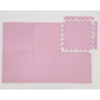 注文コード:82815787 【抗菌加工】極厚約2cm 約30cmジョイントマット 6枚セット フチ付き - ユノックス