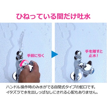 注文コード:82826199 水飲み水栓 自閉式 台付 呼13 取付ねじ PJ1/2 節水 メンテナンス 交換 原状回復 公園 学校 水飲み場 - GAONA(ガオナ)