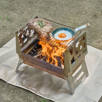 注文コード:82920297 たき火BBQベース - ロゴス