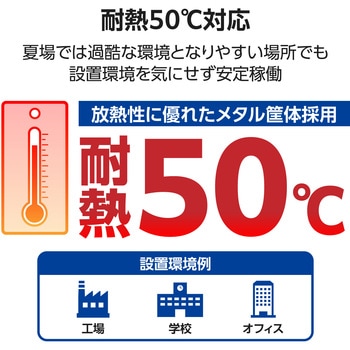 注文コード:82930131 スイッチングハブ 1Gbps アンマネージ 金属筐体 電源内蔵 静音ファンレス 省エネ(IEEE 802.3az) - エレコム