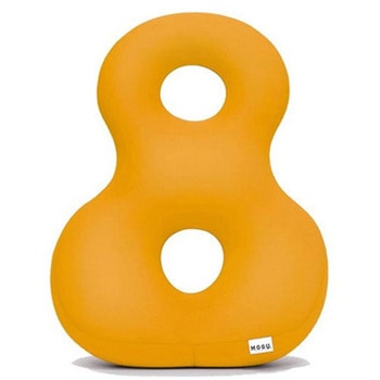 背筋をのばす 8の字クッション オレンジ MOGU