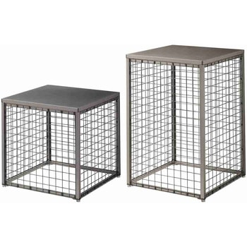 注文コード:83059579,83059868 簡易組立角柱ネットステージ 幅60×奥行60cm スチールクリア〔ストエキオリジナル〕 - ストア・エキスプレス