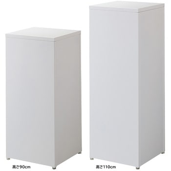 注文コード:83059816,83060078 簡易組立角柱ステージ 幅40×奥行40cm ホワイト〔ストエキオリジナル〕 - ストア・エキスプレス