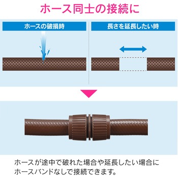 注文コード:83060261 太ホース用延長接手 太めホース用 散水 破損 水やり ジョイント 継手 - GAONA(ガオナ)